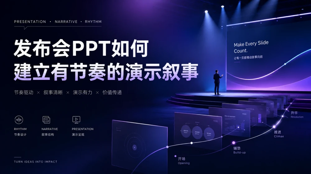 发布会PPT如何建立有节奏的演示叙事